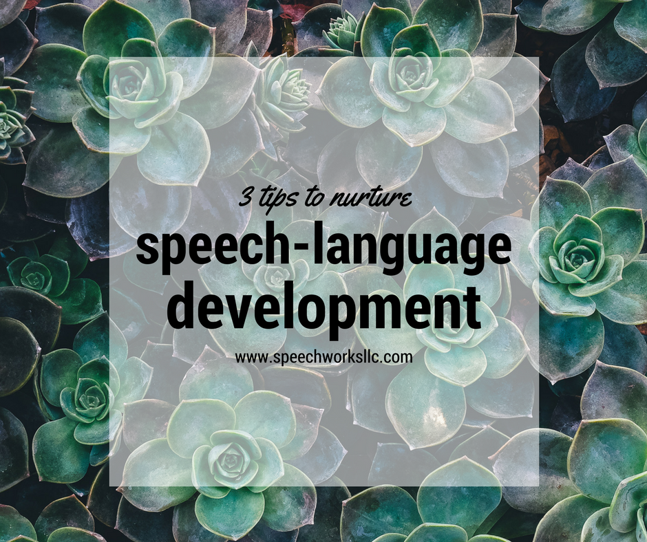 3 tips for speech-language development